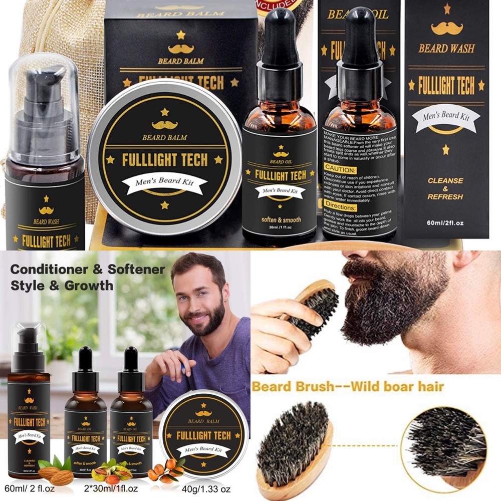 - - MENS BUNDLE BEARD GROOMING KIT 🖤
